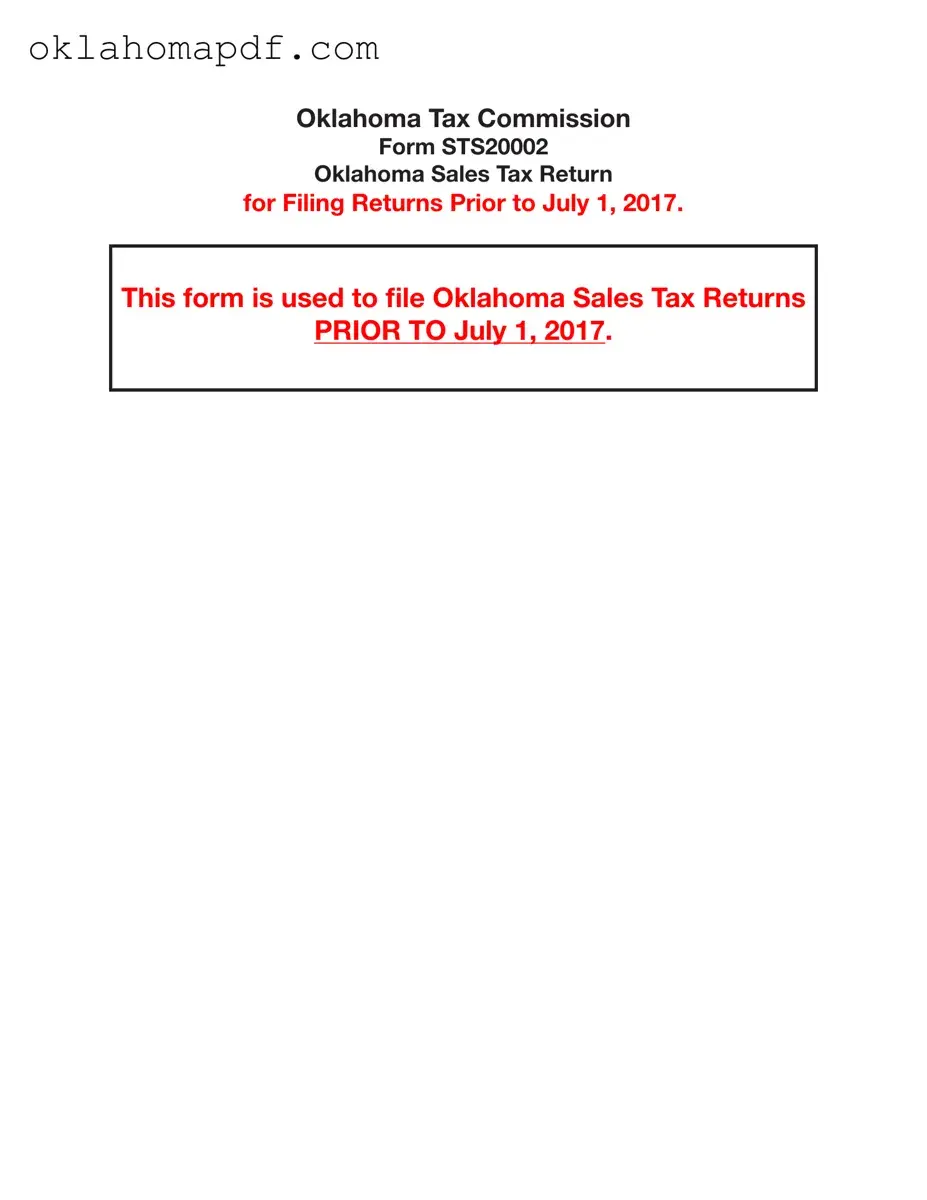 Fill Out a Valid Oklahoma Sales Template