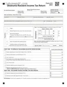 Fill Out a Valid Oklahoma 511 Template