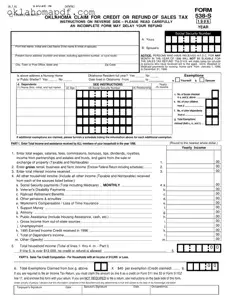 Fill Out a Valid Oklahoma 538 S Template