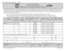 Fill Out a Valid Oklahoma Fpws 1 Template