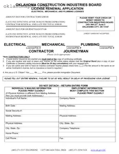 Fill Out a Valid Oklahoma Industries Board Template