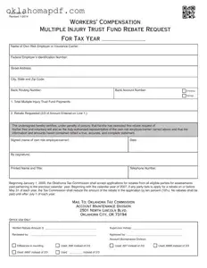 Fill Out a Valid Oklahoma Wc 12 Template